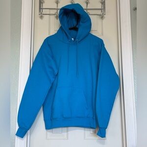 Hanes Eco Smart Men's Small Vibrant Blue Hoodie